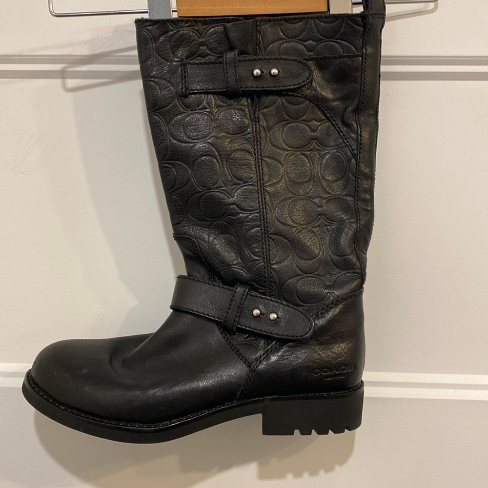 COACH Virginia Calf Leather Riding Boots - rare find